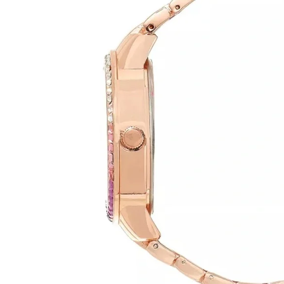 INC International Concepts Ladies Gold Watch 42mm NWT - Picture 2 of 5